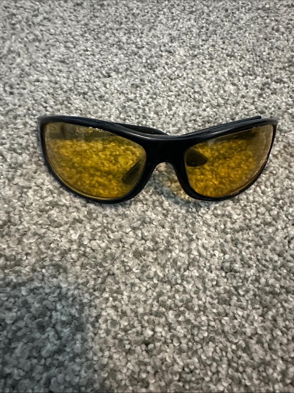 Black Frame Yellow Lens Protective Gaming/VR Glasses